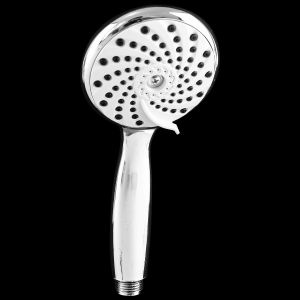 Hand Shower Tanpa Selang Simple Kamar Mandi 1/2 Inch Bahan Abs Chrome High Quality HS-79