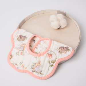 ins Yếm trẻ em bán chạy a Yếm trẻ em in hình cánh hoa có viền màu giống như bông đồ dùng cho mẹ và bé