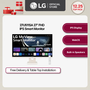 [New] LG 27U511SA 27" Full HD Smart Monitor | IPS Display | webOS | Built-in Speakers