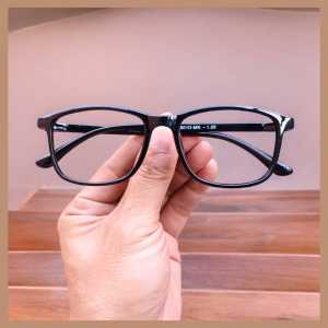 Kacamata Minus Pria Wanita Kotak Lentur Optik Asli Ori [-050 sd -400 ] free box