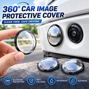 2/4 Pcs Transparent 360 Car Surround Camera Lens Protector Waterproof Dustproof Anti Scratch Universal Fit Front Rear Side Vehicle Cameras