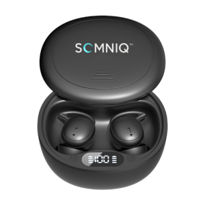 SOMNIQ™ SleepPods Ultra-Quiet Sleep Audio Capsules for Deep Undisturbed Rest Sleep Perfected. Wake Up to Better Mornings