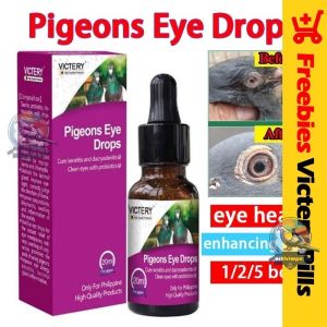 Victery Pigeon Eye Drops 20 ml Clean Eyes with Probiotics Medication for Pigeon Healthcare