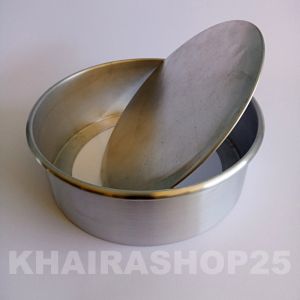 Loyang kue cheese cake ulang tahun bulat bongkar pasang diameter 12 14 16 18 20 22 24 tinggi 5 / 7 cm