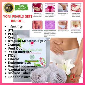 🔥HOT SELLING🔥 Yoni Detox Pearls Feminine Hygiene Vaginal Clean Point Yoni Pearl Tampons Natural Herbal Womb Healing Original Best Effective Fibroid Cure Organic Yoni Pearls Detox Balls with String Kit