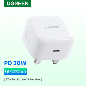 UGREEN PD 30W USB C Wall Charger - PD Fast Charger Type-C Power Adapter Compatible for MacBook Air iPhone 14 13 Pro Max iPhone 14 Plus iPhone 12 11 Pro Max SAMSUNG Galaxy S22 Ultra/S21/S20 iPad Mini/Pro Huawei Fast QC 4.0 QC 3.0 9V2A Pixel Airpods