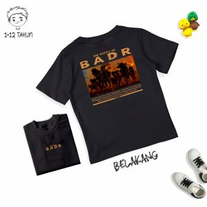 Baju Kaos Anak Dakwah Muslim Sejarah Badr