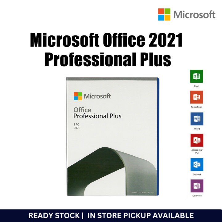 Microsoft office 2021 professional plus full box | Lazada