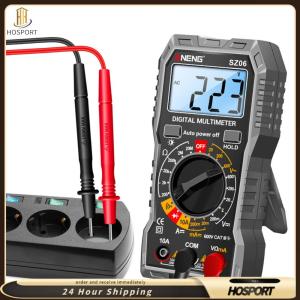 【HOSPORT】Digital Multimeter Voltage Detector 2000 Counts Voltage Resistance Meter LCD Backlit Automatic Shutdown Sfor Electrician