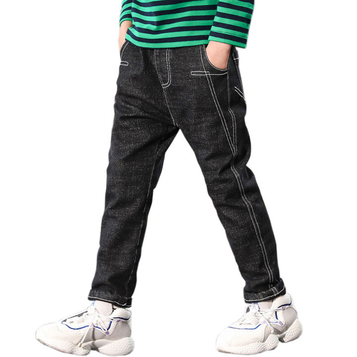 IENENS Kids Jeans Boys Denim Clothing Pants 4-13 Years Casual
