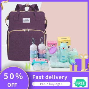 Fashionable maternity bag large capacity baby bag travel backpack baby care bag diaper bag handbag