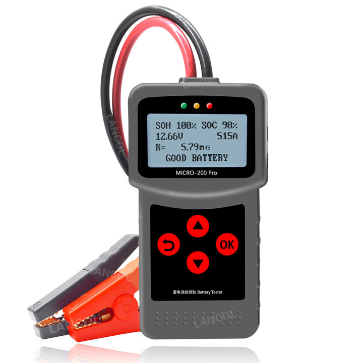 Lancol Micro200 Pro 12V Car Battery Tester Motorcycle Battery Analyzer ...