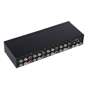 Compactly 8Port Audios Video Selectors A V Switcher Video Switcher for Home Theater Systems TV Projectors Connection