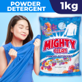 Mighty Clean Detergent Powder Original with Optical Brightener - Powder (Blue) 1 KILO. 
