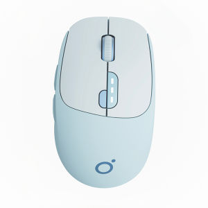 EWEADN Q5 Mini Ambidextrous Optical Wireless Mouse Rechargeable 2.4G+BT Silent & One-Click Return Type-C Charging
