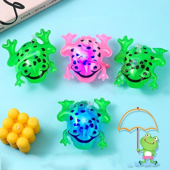 PETEEX With Flashing Light Luminous Frog Balloon PVC Cartoon Animal ...