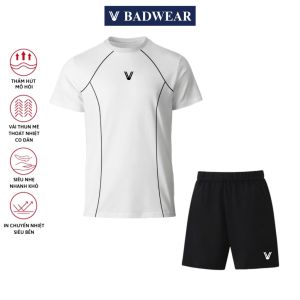 Áo Cầu Lông Quần Cầu Lông Bộ Cầu Lông Nam Nữ Chuyên Nghiệp Vải Thoáng Khí A808 - V Badwear