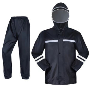 Split-type Motorcycle raincoat Top with Pants Waterproof and Thickened Adult kids women bicycle outdoor raincoat
