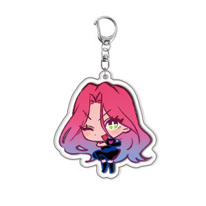 Anime Alien Stage Keychain Luka Ivan Till Mizi Hyuna Sua Key Chain Game Accessories Backpack Pendant