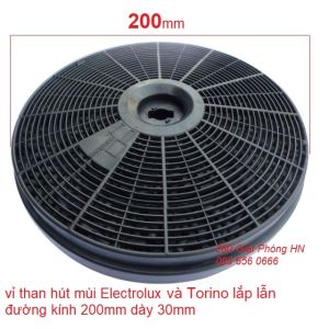 Vỉ than hoạt tính máy hút mùi Electrolux