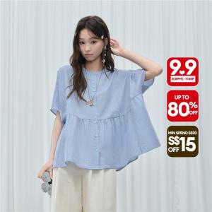 Giordano Women Women Stitched Shirt Free Shipping 18346215