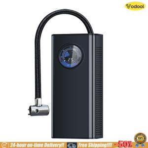 [VOS] 7.4V Portable Air Compressor Cordless & Handheld Air Inflator for Car Bikes Motorcycle Tires Balls