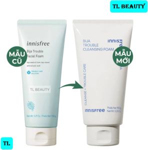 [THANH LÝ Date ngắn 10/12/2026] Innisfree Bija Trouble Cleansing Foam+  CLEANSE + TROUBLE CARE - Sữa Rửa Mặt Hàn Quốc Trị Mụn