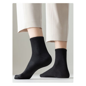 Tất vớ nam nữ chất liệu vải Hàn co giãn bốn chiều kiểu dáng trơn phong cách hiện đại