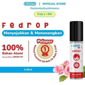 Cessa Fever Drop Baby 8ml || Obat Penurun Panas Demam Bayi || Essential Oil Menyejukkan & Menenangkan