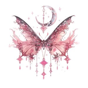 Purple and Pink Butterfly Waterproof Temporary Tattoo Sticker for use on chest and arms Long-lasting Realistic Fake Tattoo