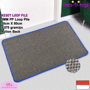 Keset kaki jumbo polos aesthetic 50 cm x 80 cm motif modern bulu alas lantai depan pintu masuk kamar mandi tidur dapur kitchen mat minimalis - NMs