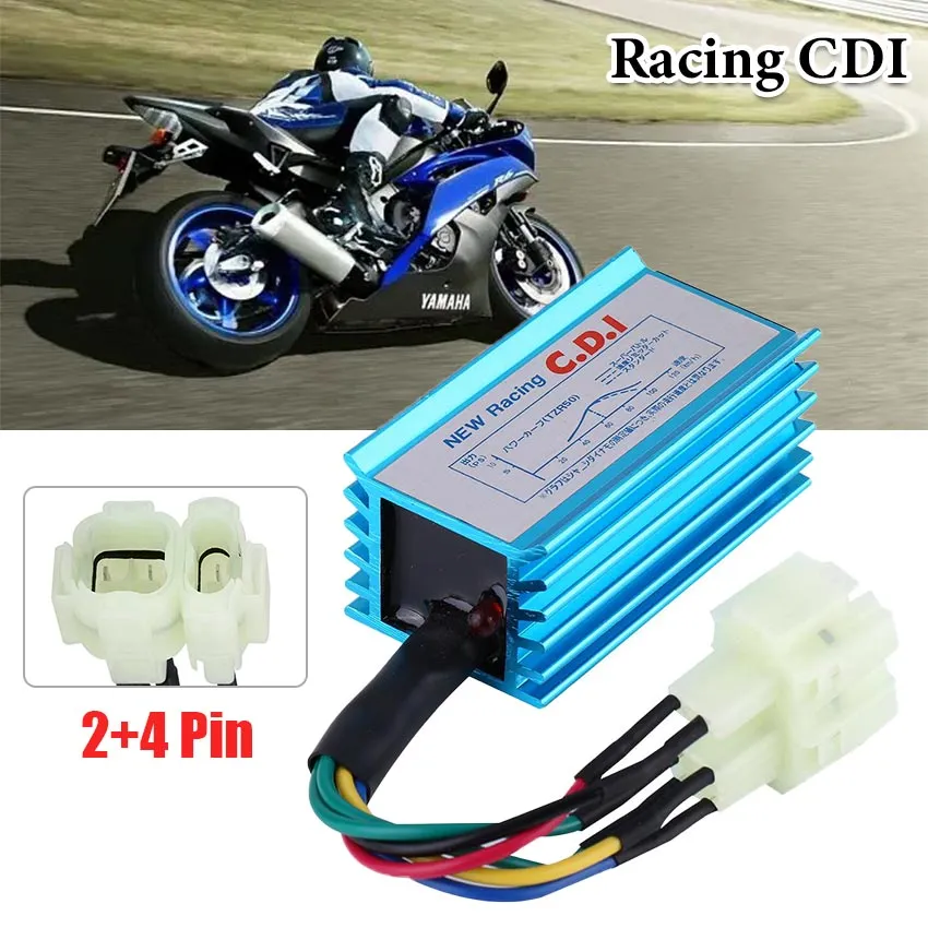 Cdi Box For Scooters Racing Ignition Coil + CDI Box Plug For GY6 50cc 250cc Scooters Mopeds Atvs Performance J 780571