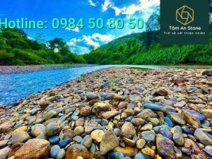 SỎI CUỘI SUỐI LÀM TƯỜNG LÓT ĐƯỜNG TÂM AN STONE