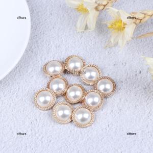 [COD] dfhws 10pcs Metal Shank Buttons for Sewing Scrapbooking DIY Craft Decoration