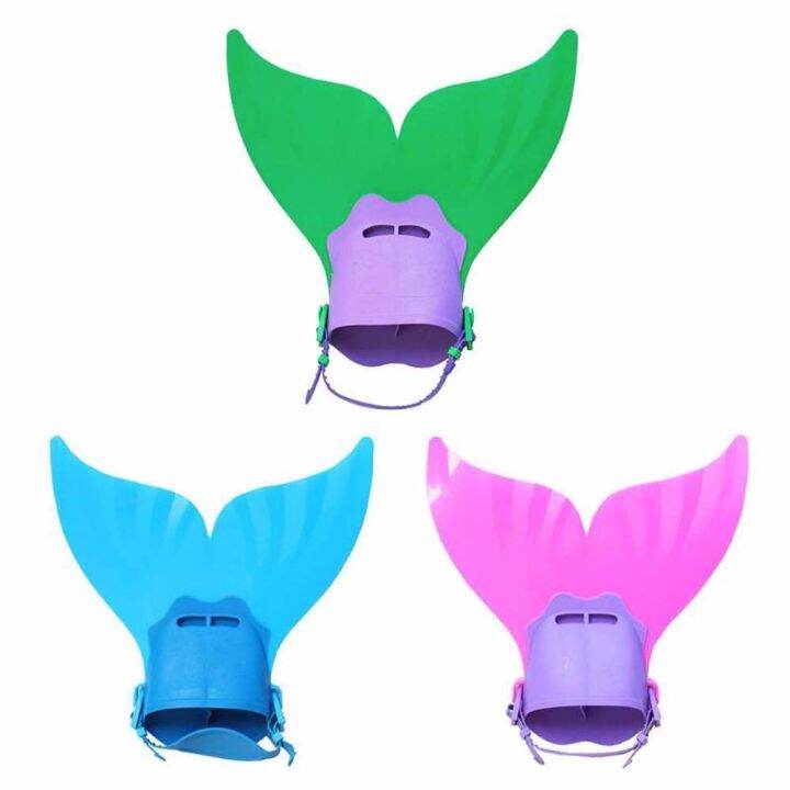 Meeu Mermaid Adjustable Submersible Snorkeling Tail Monofin Diving Feet 