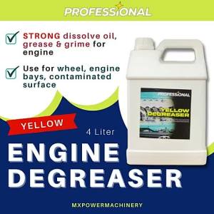 【PROFESSIONAL】Yellow Super Engine Degreaser 20L Heavy-Duty Grease Remover For Engine Bays Wheels & Contaminate