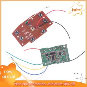 huhe 6CH 2.4G แผงวงจรรับส่งสัญญาณ27MHz แผงวงจร PCB สำหรับของเล่นรีโมทคอนโทรลรถ RC