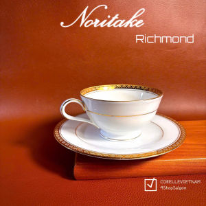 NORITAKE 100% New - Richmond - 01 Set Trà Chiều Hoàng Kim Mạ Vàng 24k