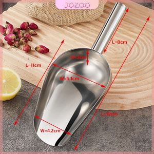 Jozoo Stainless Steel Ice Scoop Ice Cream Crushed Shovel Candy Sugar Scooper Kitchen Tool