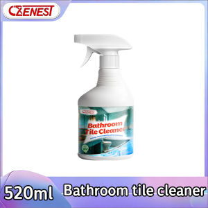 Bathroom Cleaner Toilet Bowl Cleaner Tile Cleaner for Tiles Glass and Stainless Steel 520ml Powerful Stain Removal 3 Seconds to Remove Dirt Before and After
