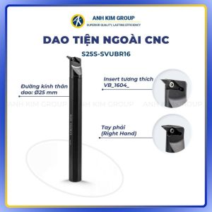 Cán dao tiện lỗ SVUBR16 TURNING HOLDER CNC ÁNH KIM