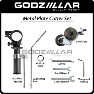 Electric Drill Metal Plate Cutter Adapter Cutting Portable Double Head Sheet Saw Metal Sheet Cut Plate