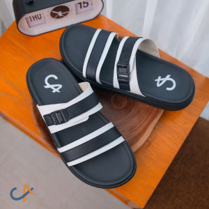 Sandal Pria Slide Kasual Santai Sendal Cowo Slip On Webbing Premium Cloka Fonzo