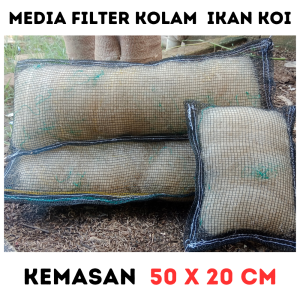 Jaring Bekas Nelayan Media Filter Aquarium atau Kolam Ikan Koi