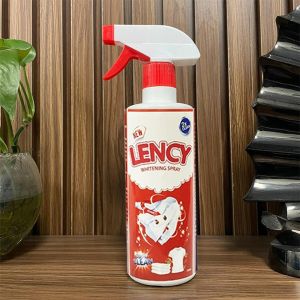Chai Chuyên Tẩy Mốc Tẩy Trắng Quần Áo LENCY 500ml Công Nghệ Đức Ố Vàng - Dùng Cả Vải Trắng Màu