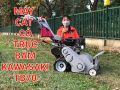 Máy cắt cỏ trục băm mini thương hiệu nhật bản. 
