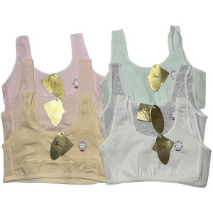 [3/6/12 Pcs] Promo BH Miniset Polini AC935 polyester termurah CoolMax motif kartun kucing lucu banyak warna