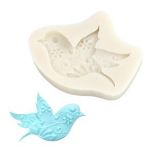 Bird Pattern Silicone Molds Nonstick Fondant Cake Molds Cake Decorating Tool for Truffles Cheesecakes Easily to Clean