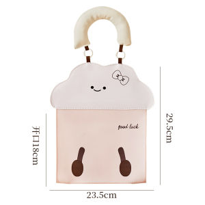 Tissue Hanging Bag Sophistication Young Consumer Tissue Bag Cover Delicate Wall-mounted Pu Material