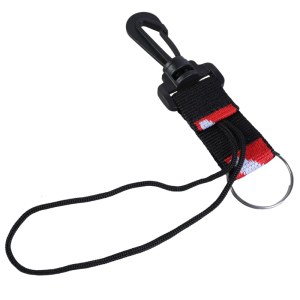 Scubas Diving Lanyard Dives Camera Light Keeper Scubas Lanyard Clip with Webbings Strap & Keyring for Snorkeler